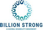 Billion Strong - A Global Disability Movement logo.