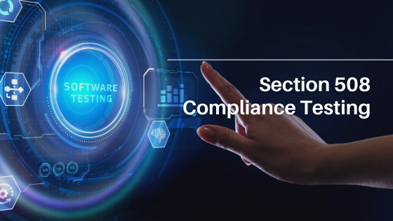 Section 508 compliance testing