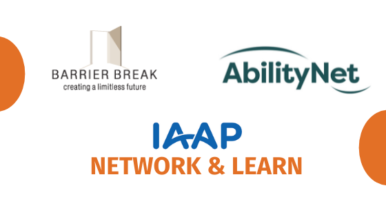 Logo - BarrierBreak, AbilityNet and IAAP: Network & Learn