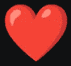 Red Heart Emoji with sufficient contrast against its background